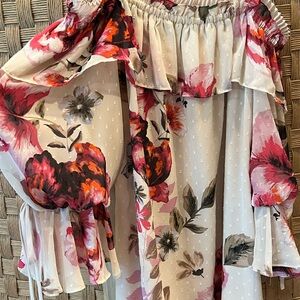 White House Black Market Pastel Blouse